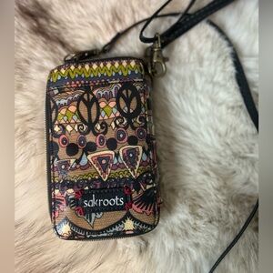 Sakroots vegan organizer crossbody